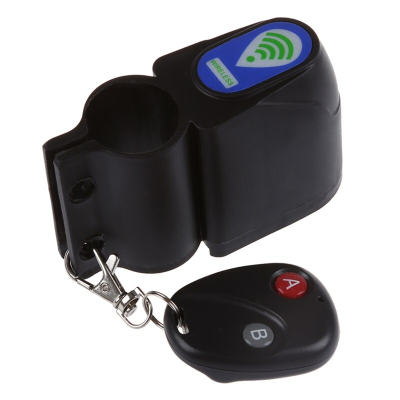 Anti-theft Lock Bike Bicycle Security Vibration Alarm Wireless Remote Control: Default Title