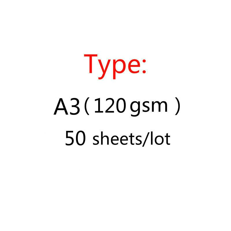 A4 A3 Blank Copy Paper DIY Handmade Production Hard Paper Jam Children&#39;s Drawing Paper Student Art Painting Paper: I