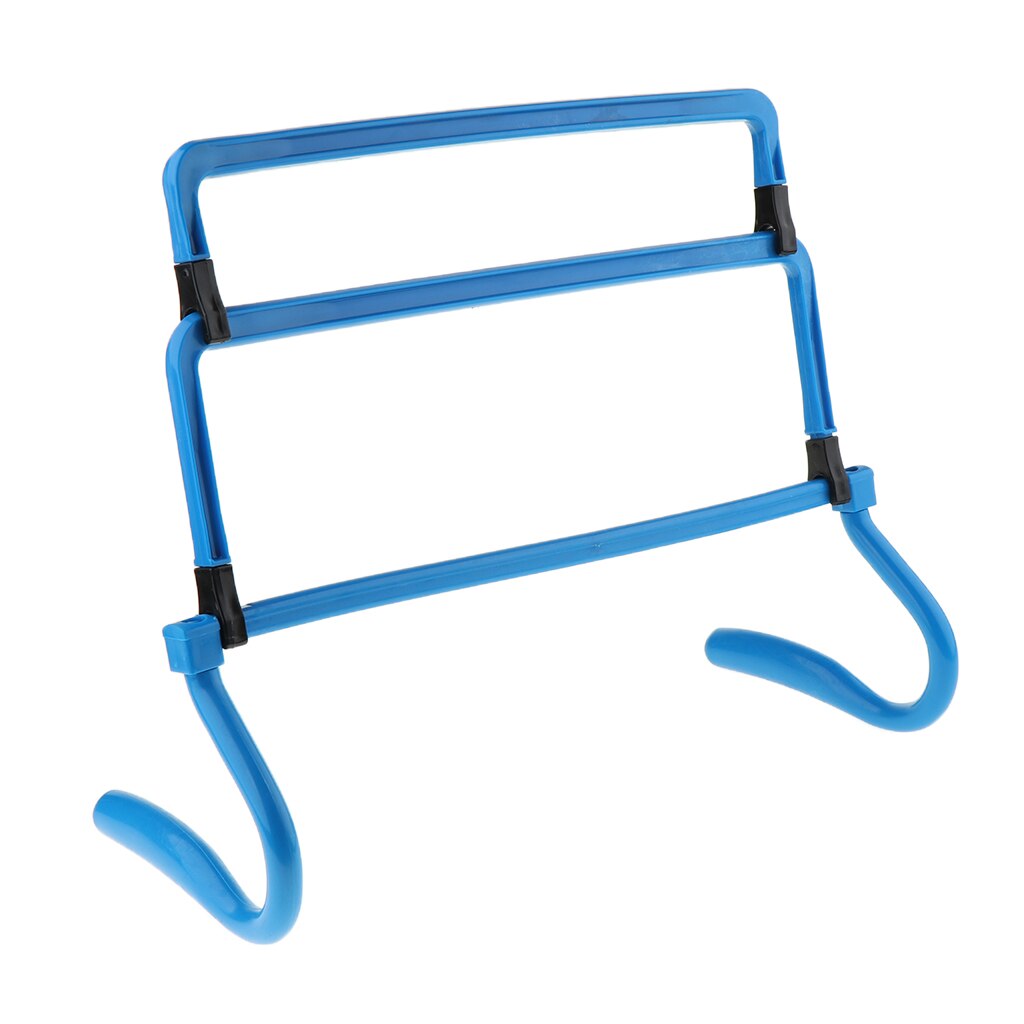 Footwork Agility Ladder Soccer Training Hurdles Set for Speed Training Exercise Practice: Blue
