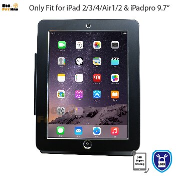 Di sicurezza di supporto da tavolo per iPad 2/3/4 air1 2 Pro 9.7 tablet con il supporto di blocco cremagliera di esposizione staffa di montaggio sul tavolo anti-furto