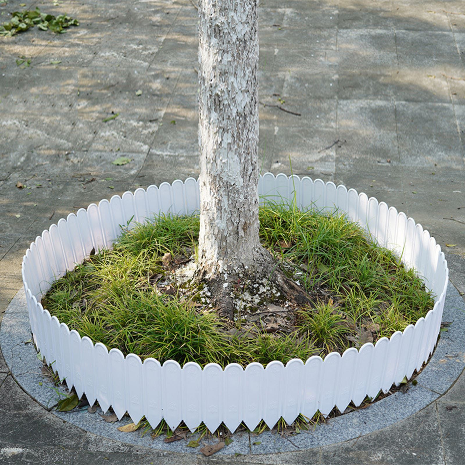 2pcs Plastic Fence Picket Fence Miniature Home Garden Barrier Gate Mini Border Grass Lawn Edge Fence Ornaments