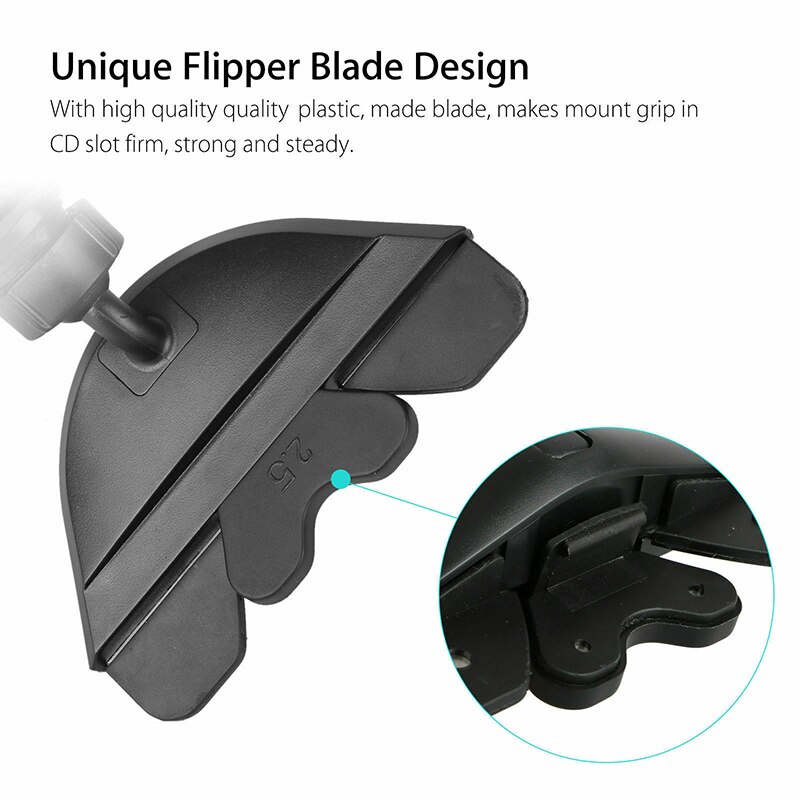 Universele 4 - 12 Inch Tablet Houder Auto Cd Slot Tablet Beugel Mobiele Telefoon Houder Stand Draaibare Voor Ipad samsung Pad