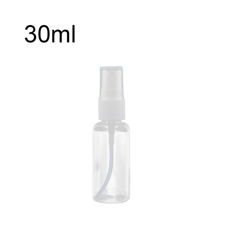 10ml ~ 100ml butelki wielokrotnego użytku podróż przezroczysta plastikowa butelka z perfum Atomizer pusta mała butelka z rozpylaczem toksyczny wolny i bezpieczny: 30ml