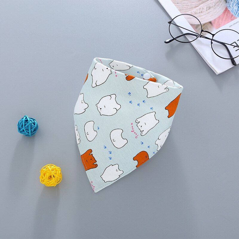 Baby Lätzchen Baumwolle Baby Fütterung Schürze Dreieck Nette Baby Lätzchen Mädchen Jungen Cartoon Fütterung Schal Bib Kragen Spucktuch Zubehör