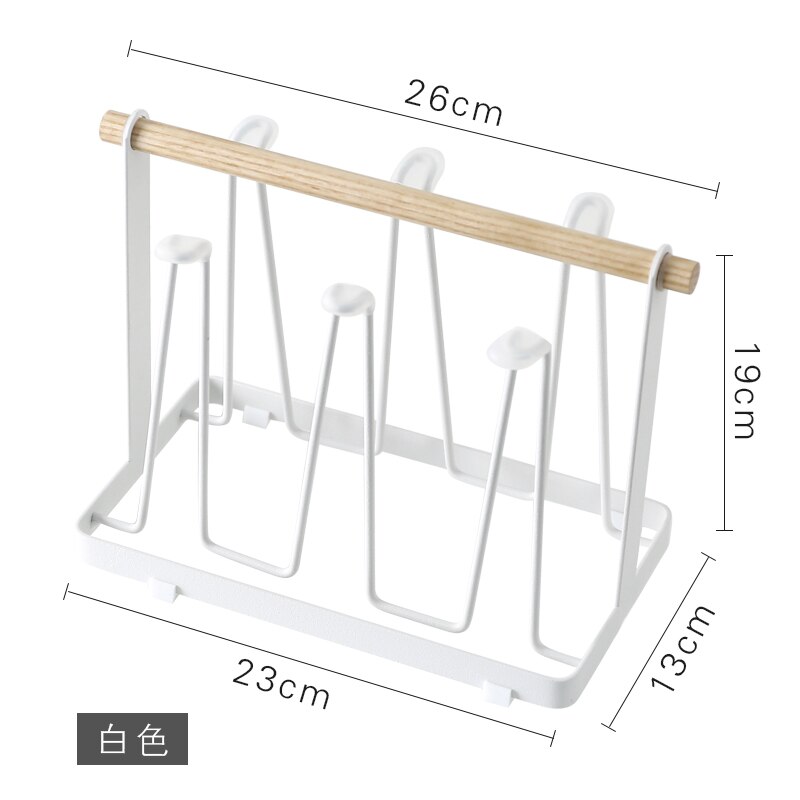 Nordic Eenvoudige water cup rack Ijzer koffiekopje percolaat kader cup woonkamer glas rack opbergrek glas glashouder CL1226