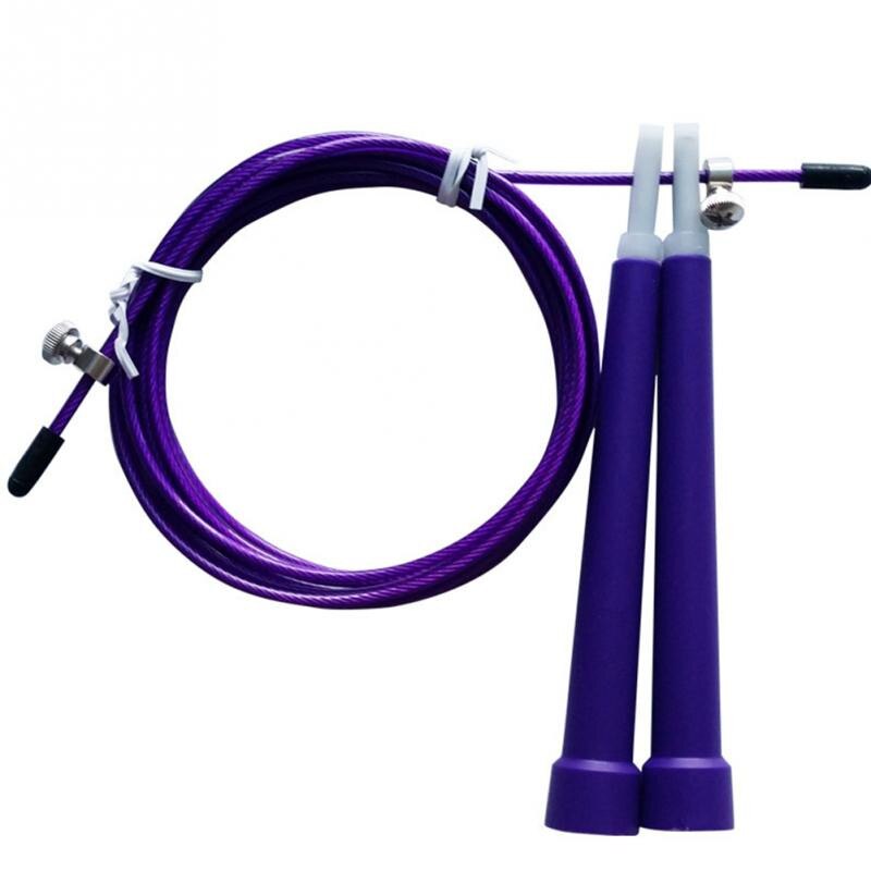 3M Pro Skipping Rope Adjustable Speed Jump Fitness Rope Adult 9 Foot Long Plastic Handles Gym Aerobic Fitness Training: purple