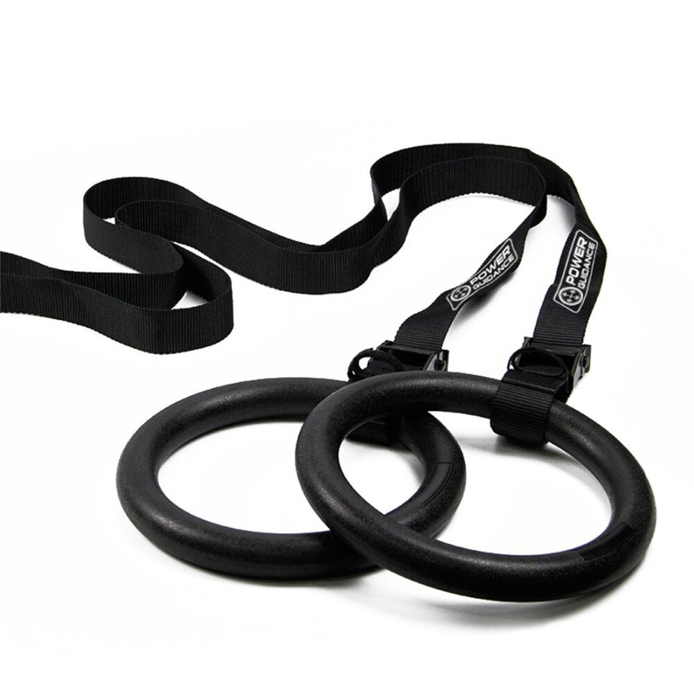 32mm abs gymnastikringe pull-ups træning fitness crossfit gym ringe træning muskel justerbare spænder stropper