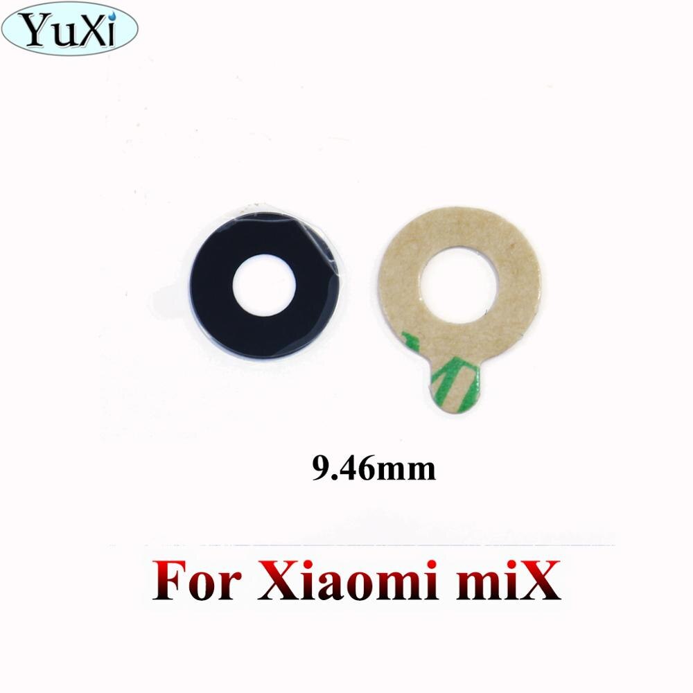 YuXi Rear Terug Camera Glas Lens Cover Voor Xiao mi mi mi x 2 2 s max 2 3 f1 voor mi 5 6 8 met Ahesive Sticker Vervangende Onderdelen