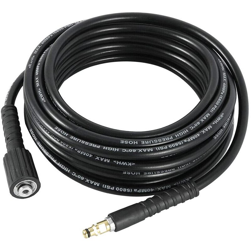 15M 49FT 2320PSI High Pressure Washer Hose Tube Water Pipe Cleaning Replacement for Karcher K2 K3 K4 K5: Default Title