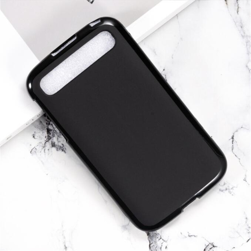 Phone Back Case For BlackBerry Classic (Q20) 3.5" Silicone Smartphone Phone Protective Back Shell Soft TPU Case: black