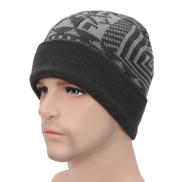 AETRUE Skullies Beanies Winter Knitted Hat Beanie Scarf Men Winter Hats For Men Women Caps Gorras Bonnet Mask Brand Hats: gray