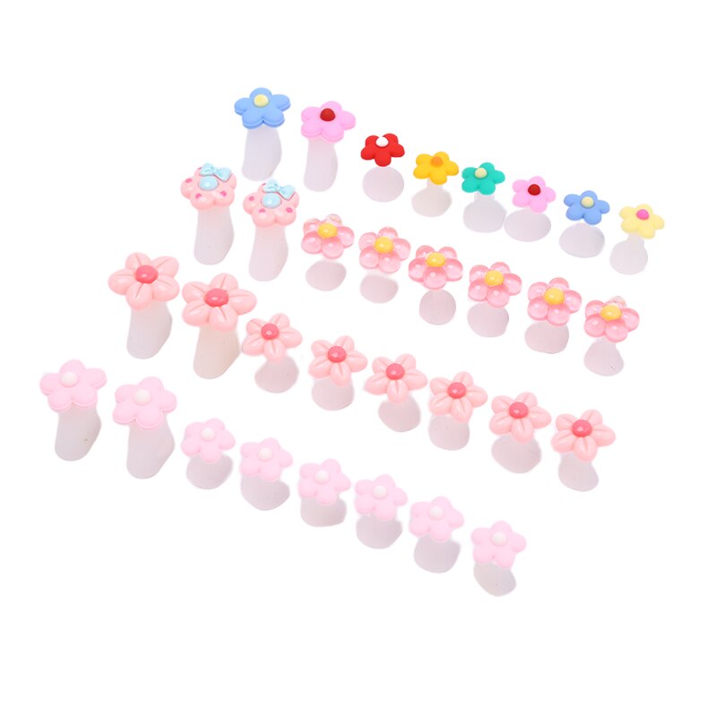 8 pièces/ensemble fleur goutte d'eau perle séparateurs d'orteils Silicone orteils diviseur manucure pédicure pieds entretoises pédicure bricolage Nail Art outil