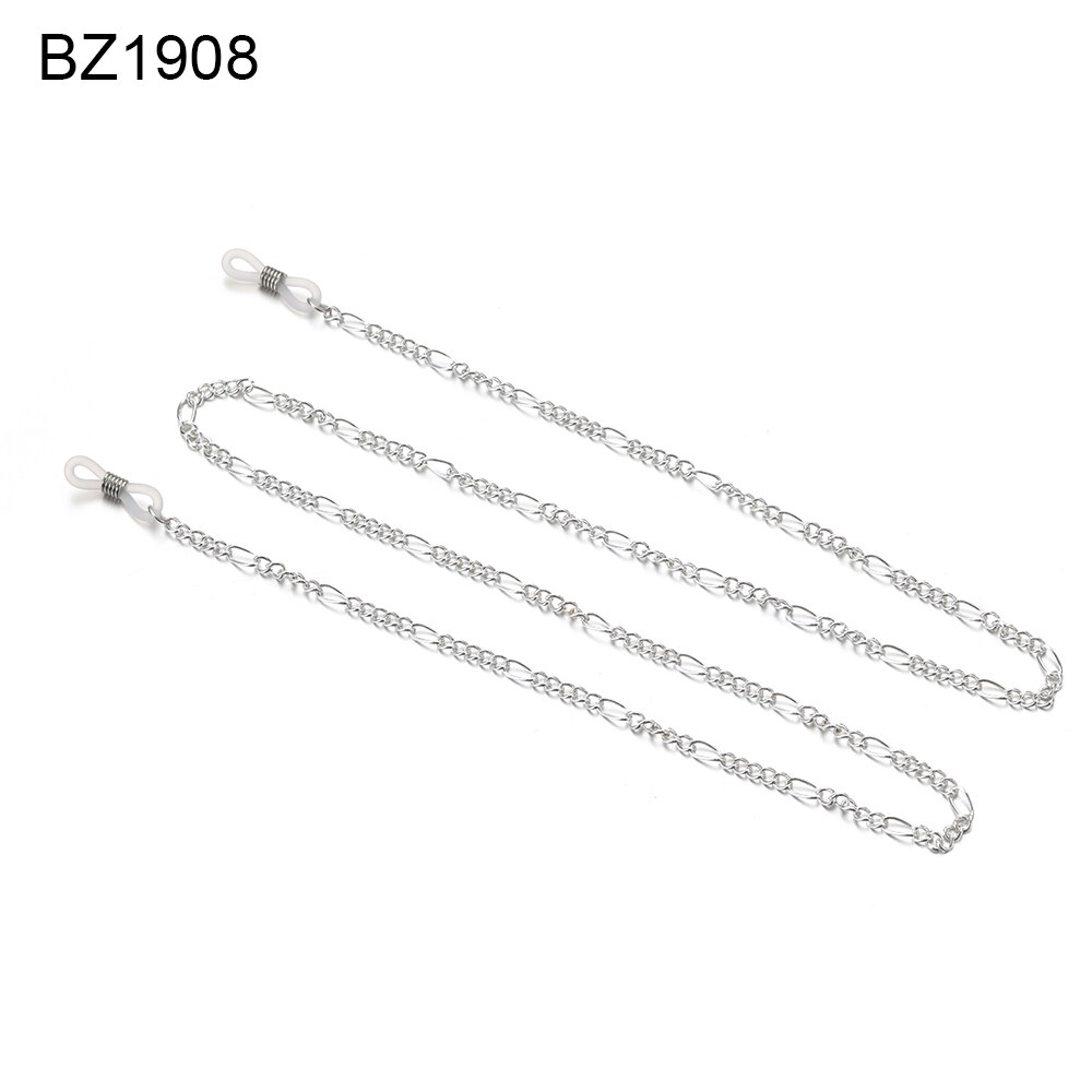 Reading Glasses Chain for Women Metal Sunglasses Cords Beaded Eyeglass Lanyard Hold Straps Eyewear Retainer: BZ1908