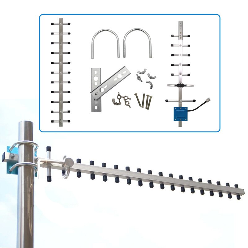 20dbi 3G 4G Yagi-antenne 824-2700mhz Externe Handy 18 Einheiten Outdoor Antenne Für Mobile Signal booster Reepater