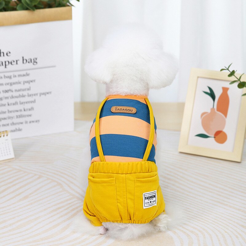 Summer Dog Jumpsuits Rompers Female Dog Clothes Costume Large Dog Dog Clothes Dog Clothing Jumpsuit for Dogs Dog Outfit Yorkie: orange / XXL
