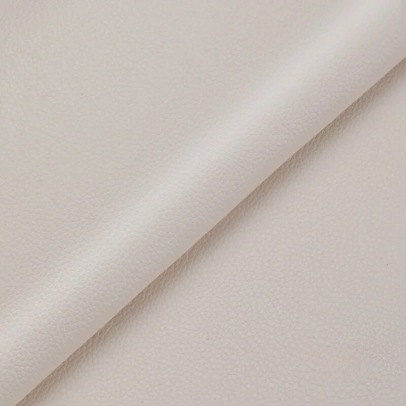 50x137cm (19,7x54inch) zelfklevende lederen reparatiepatchkit zelfklevende lederen tape voor bankmeubilair autostoelen PU bank Fab: WHITE