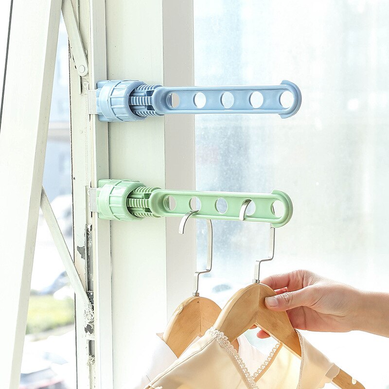 Window Frame Hanger Clothesline Pole Clothes Hanger Rental Housing Dormitory Travel Artifact Drying Hanger Rod