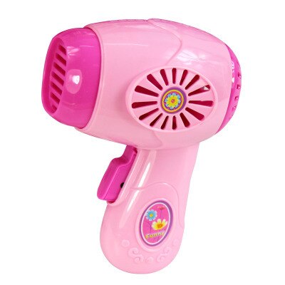 Pädagogisches Küche Spielzeug Set Rosa Haushalts Geräte Kinder Pretend Spielen Toaster Staubsauger Herd Spielzeug Für Kinder Mädchen: hair dryer