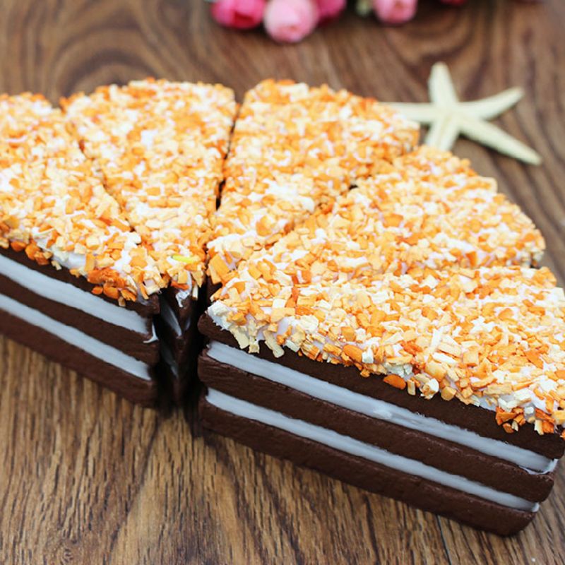 Pastel Triangular realista de simulación Artificial muestra accesorios de fotografía decoración del hogar 67JB