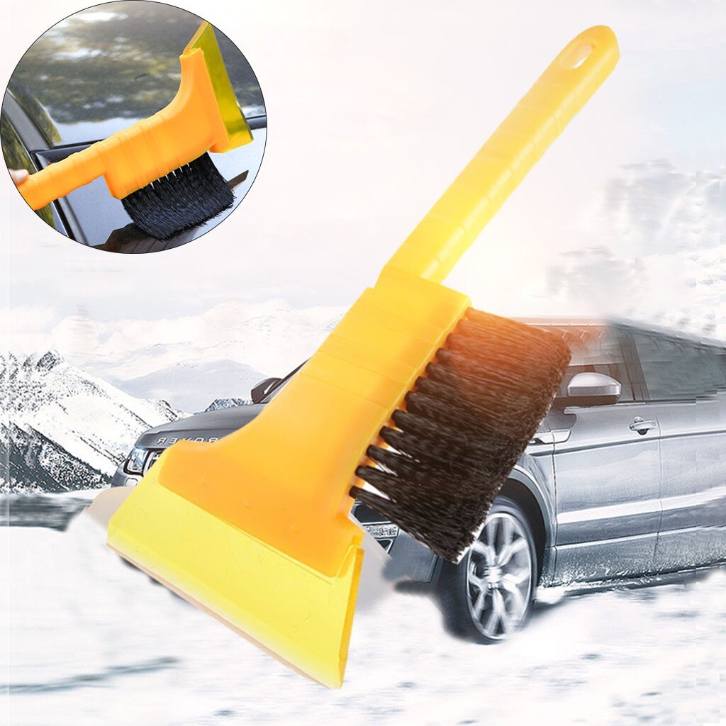 2in1 Winter Auto Ijskrabber Sneeuw Borstel Intrekbare Venster Schop Removal Brush