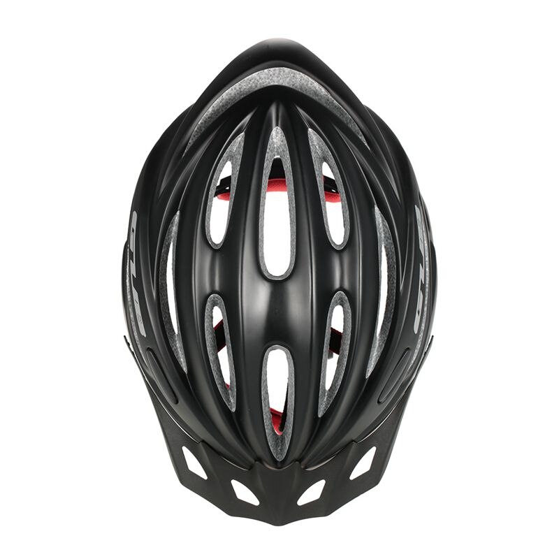GUB Bicycle Helmet Bike Cycling Adult Adjustable Unisex Safety Helmet with Visor Len black