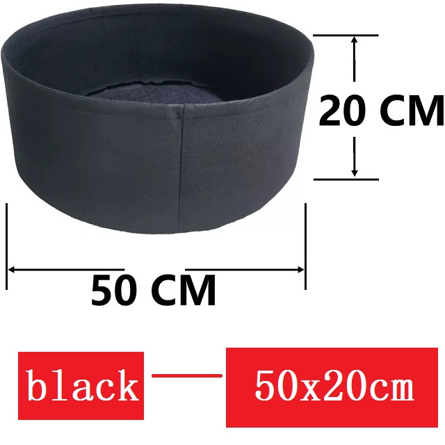 Round Garden Bed, Deep Soil Planting Container Grow Bags Durable Felt Fabric Planter Pot for Plants,Vegetables,Flowers, Herbs: Light Grey