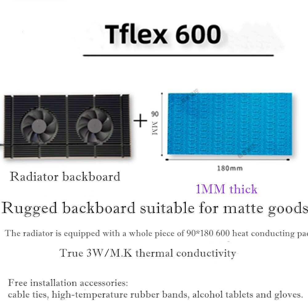 Voor Rtx 3090 3080 3070 Serie Grafische Kaart Vga Vram, aluminium Paneel + Dual Pwm Fan Cooling Cooler Gpu Backplate Geheugen Radiator: GOLD