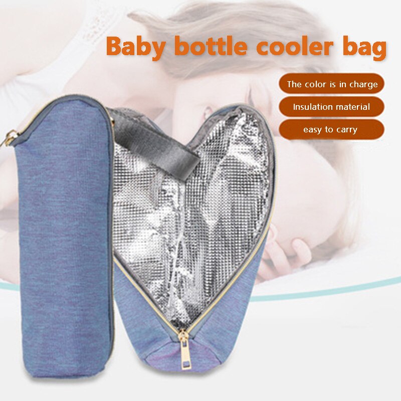 Baby Fles Houder Warmer Draagbare Voeden Melk Fles Cover Mouw Carrier Travel Warm Warmte Isolatie Zakken Touw Thermos Tassen