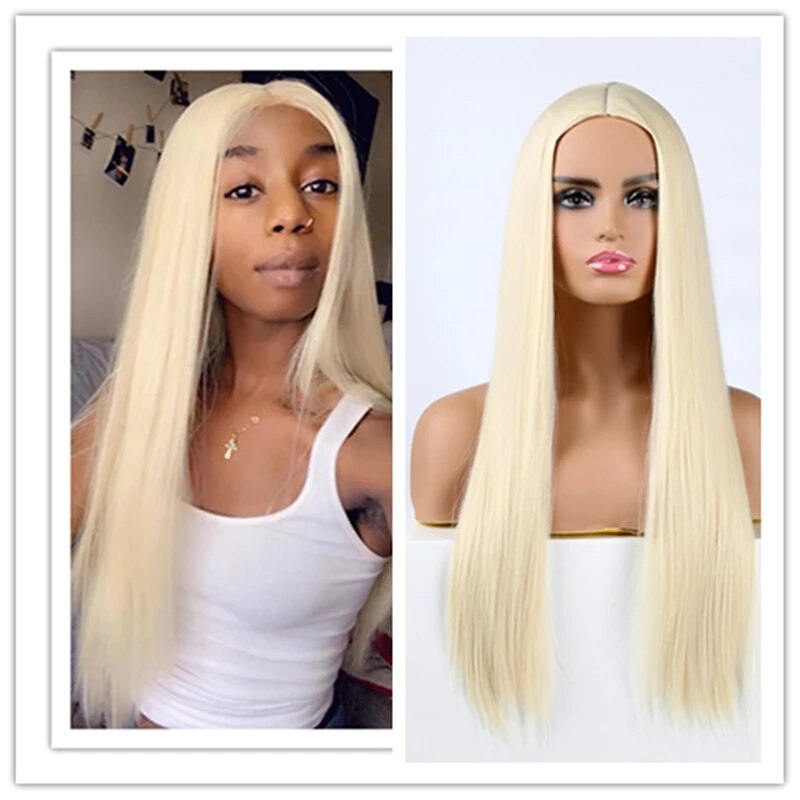 WHIMSICAL W-peluca larga de cabello azul oscuro sintético para mujer, color azul marino, resistente al calor, para Cosplay: 613