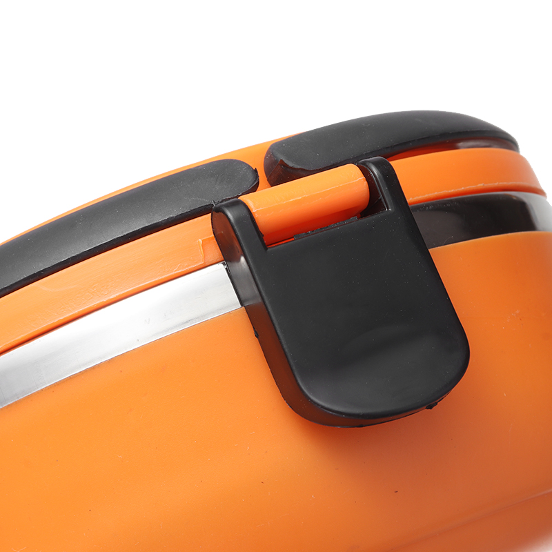 1 kerros ruostumattomasta teräksestä valmistettu lounasrasia pyöreä eristetty lounaslaatikko bento ruokarasia piknik matkatoimistotarvikkeille