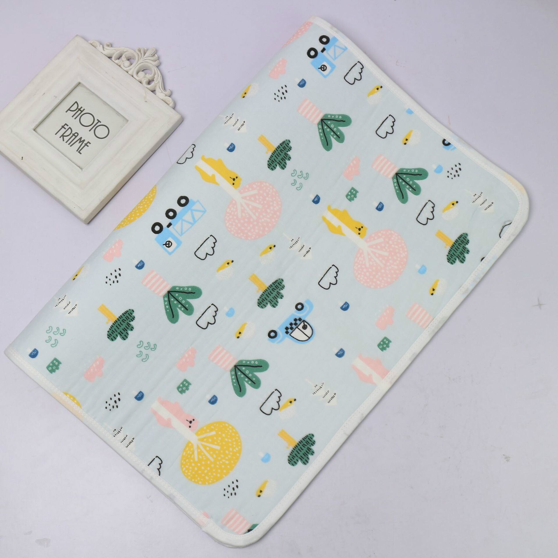 30*45 cm Baby Nappy Changing Pad Covers for Baby Stroller Infant Diapers Wet Mattress Nappy Bed Sheet Infant Change Mat: Plant