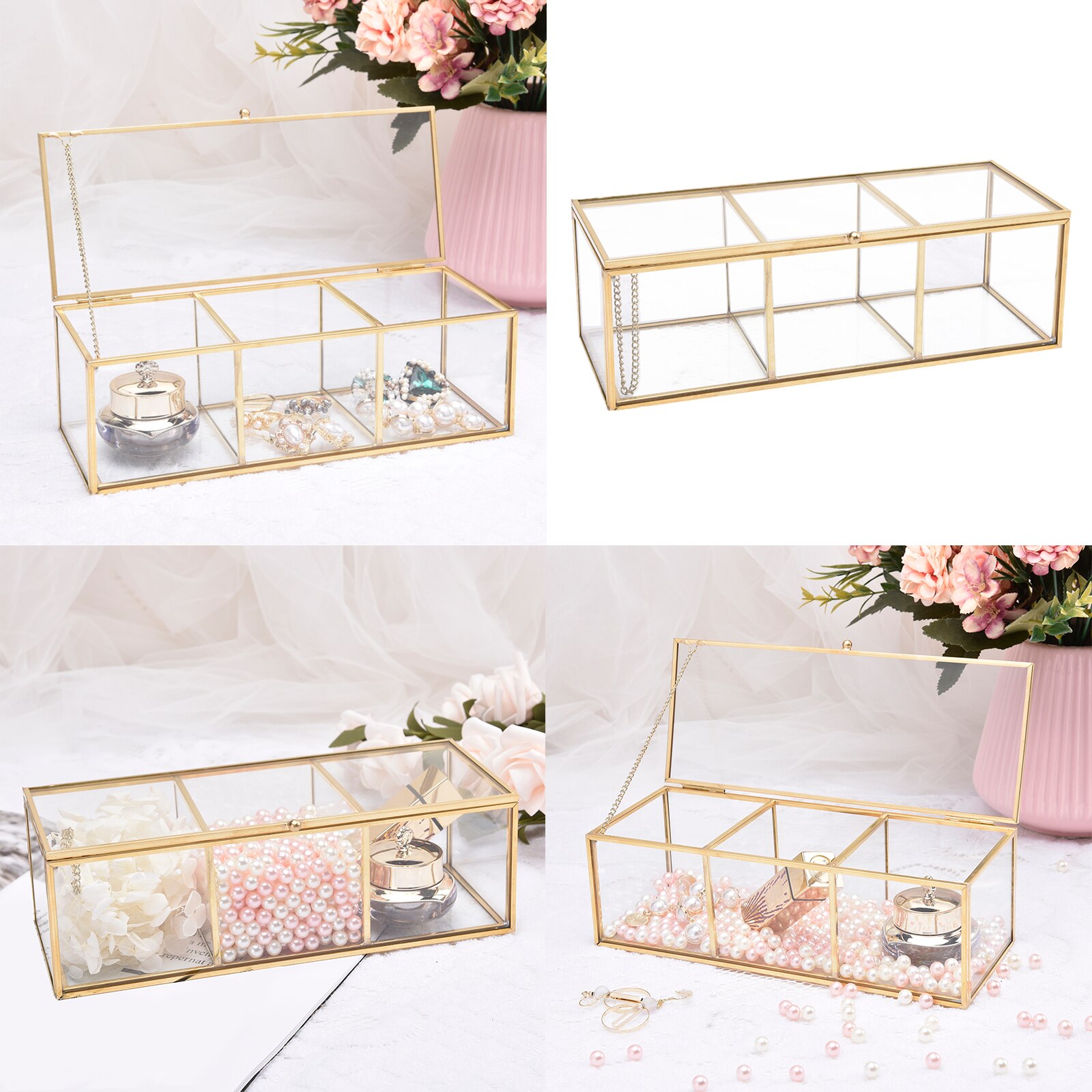 Vanity Makeup Organizer Basket Eyeliner Brush Set Storage Cup Dressing Table Makeup Cosmetic Lipsticks Perfume Organizer Box