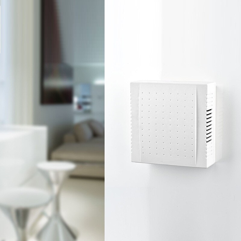 1 Pc 220V Office Hotel Door Bell Panel Wired Doorbell Din Don Hardware Doors Bells Doorbells 108x108x36mm