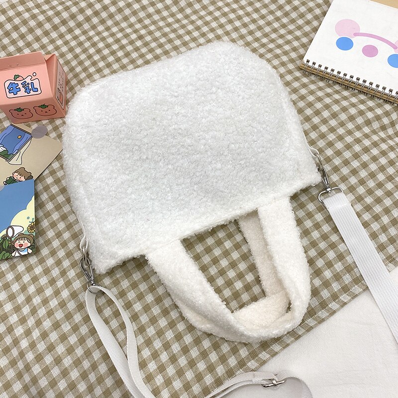 Design original 2021 marca design original macio meninas queda/inverno de pelúcia saco borboleta menina sistema loli artesanal saco ombro