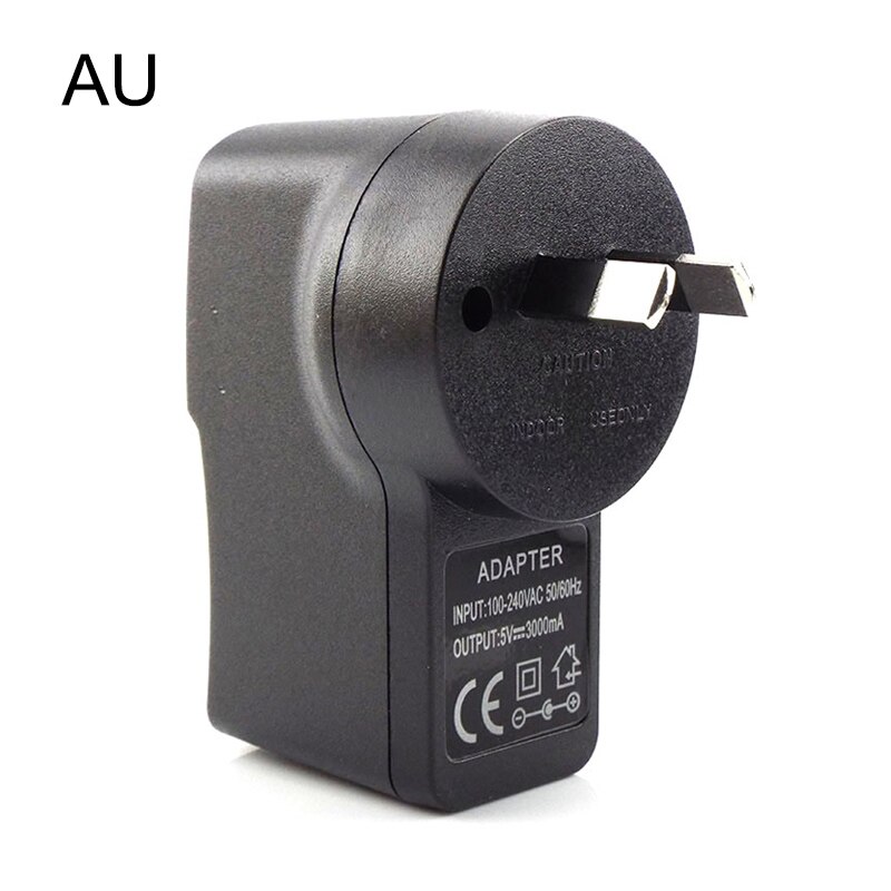 5Pcs 5V 3A Power Adapter Micro Usb Charger Ac Naar Dc Opladen Universele Power Adapter 100V-240V Uitgang