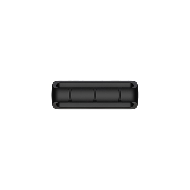 Soporte de bobinador de cables D7WA, organizador de gestión de cables de silicona autoadhesivo, Cable de carga USB, soporte de Cable de alimentación de noche: 3 black-three holes