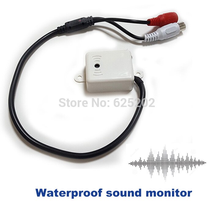 Beveiligingssysteem Waterdichte Sound Monitor voor CCTV Camera Indoor en Outdoor Behulp