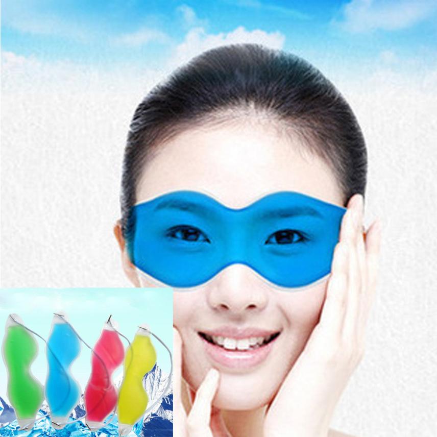 Outtop gel ice cool ögonmask pack varm värme lugnande trötta ögon huvudvärk patch isglasögon 06.29