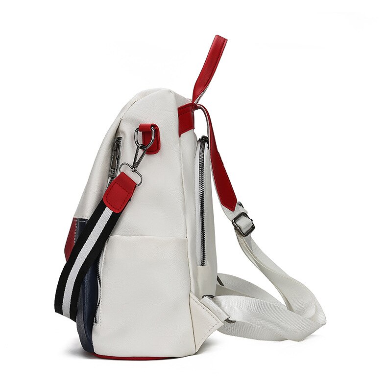 Chuwanglin tyverisikring kvinder læder rygsæk kvindelig skole skuldertasker rejse dame taske taske mochilas feminina sac  g601201