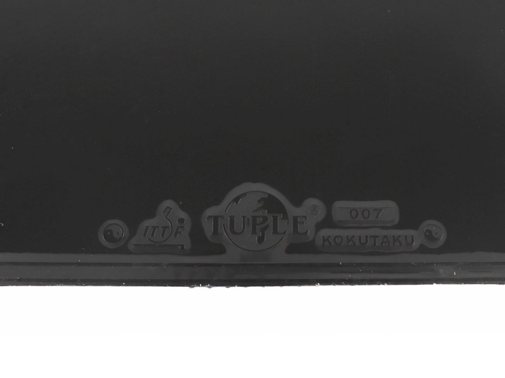 Kokutaku Tuple 007 SUPER LIGHT Black Pimples In Table Tennis Rubber with Sponge