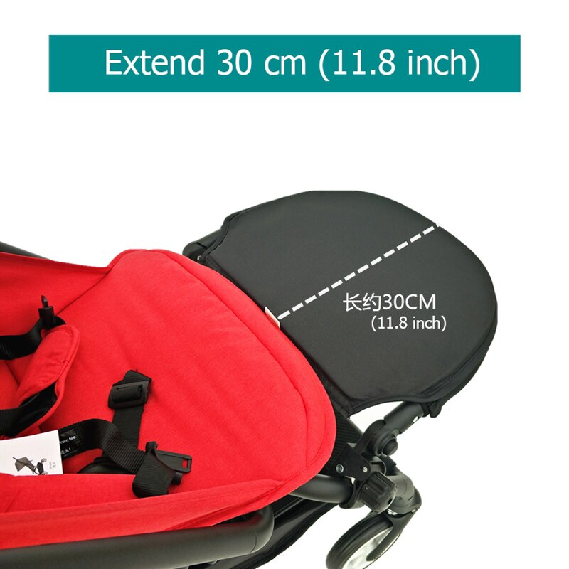 Siège Extensible pour Poussette de Bébé Cybex EEZY S, S+ et Stwist, Accessoire, Planche à Pied Réglable, Extension de 30 cm, Repose-Pieds