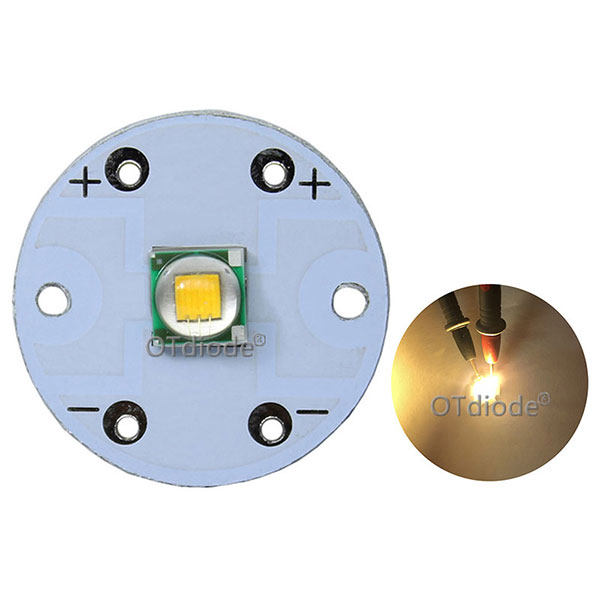 CREE XML2 XML T6 U2 LED Diode SMD5050 10W Round 20mm PCB for Flashlight Car light Headlight High Power Bulb bead DIY Parts: XML-T6 Warm White
