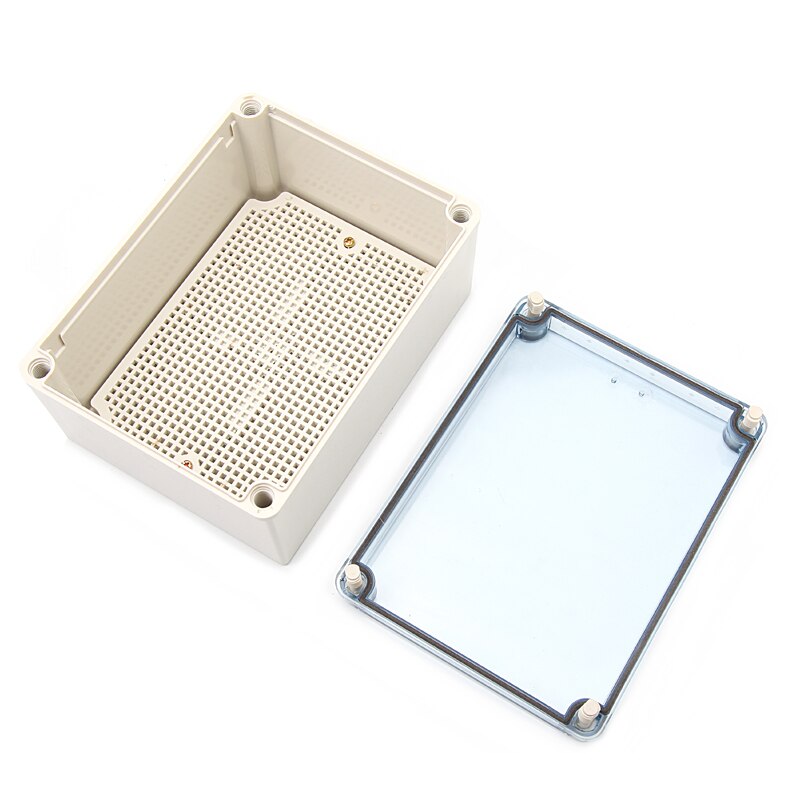 IP67 Waterdichte Plastic Abs Behuizing Voor Elektronica Met Montage Board Elektrische Transparante Cover Behuizing Junction Box Case: 200x150x100mm clear