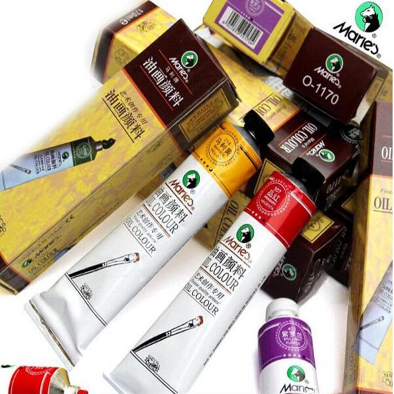 10 packs All colors 50ml per tube oil painting pigment painting art supplies