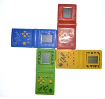 neue retro LCD Spiel Elektronische Jahrgang Tetris Ziegel Handheld Arkade Tasche Spielzeug beschädigen16_15