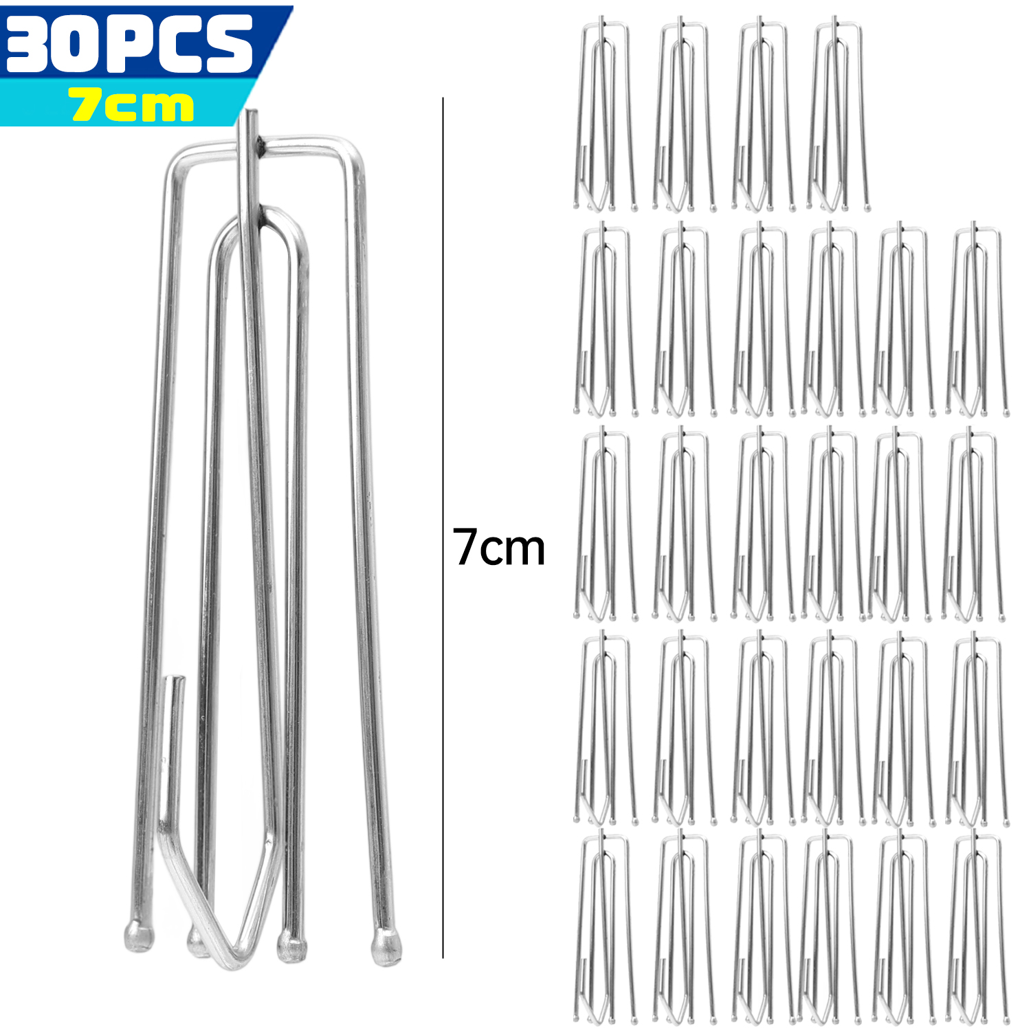 Curtain Pinch Pleat Hooks 4 Prong Curtain Hook Stainless Steel Curtain Pinch Clip Rust-Resistant Drapery Pin Window Pleated Pins: Red