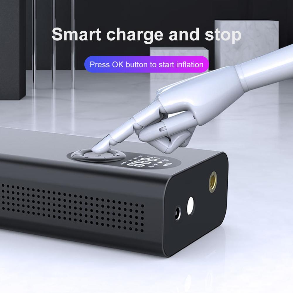 Protable Electric Car Air Compressor Car Air Pump Mini Tire Inflator Auto Tyre Pumb High Pressure Tire Air Inflator Pump