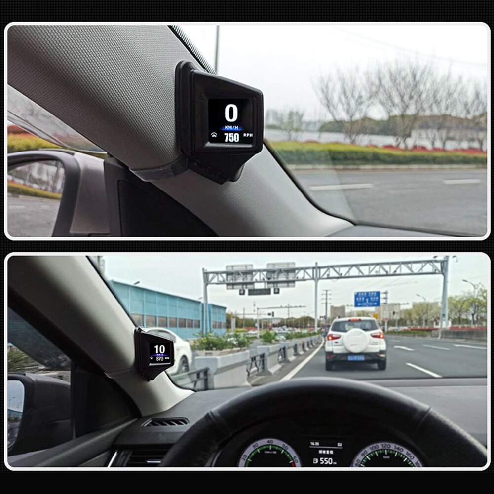 Car HUD Head Up Display Digital GPS Speedometer Odometer With Overspeed Alarm GPS Driving Computer Code Table Car Accessories