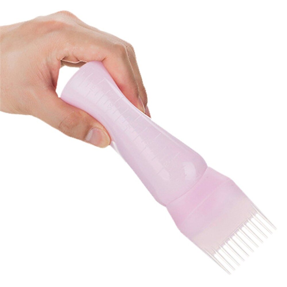 120ml Hair Dye Bottles Applicator Comb Brush Dispenser Kit Scale Squeeze Bottle Hair Solon Home Coloring Dyeing Use