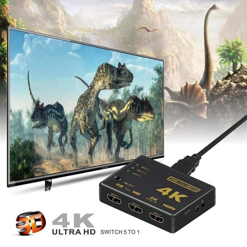 Hdmi Splitter 4K Hdmi Switch Adapter Hdmi Switcher 3 In 1 Out Voor Hdtv Pc AM8 Doos Switch Hdmi bi-Richting 4K X 2K Splitter